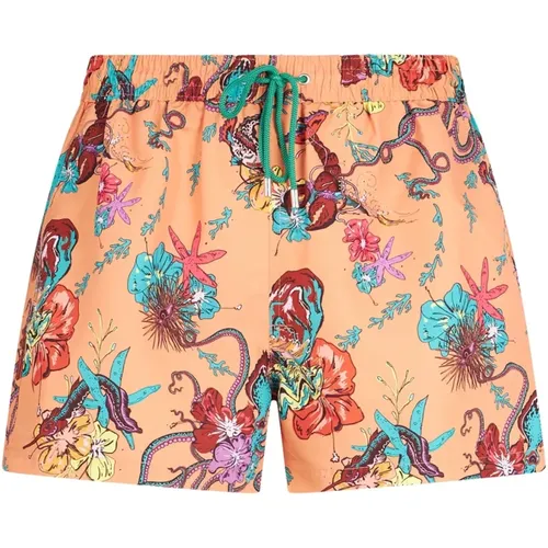 Kraken Men`s Swim Shorts - Upgrade Your Summer Wardrobe , male, Sizes: XL - Paul Smith - Modalova