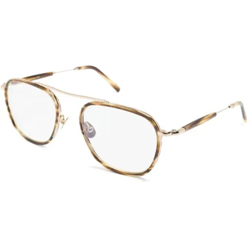 Fanagle OPT Bamboo Gold Optical Frame , unisex, Sizes: 50 MM - Moscot - Modalova