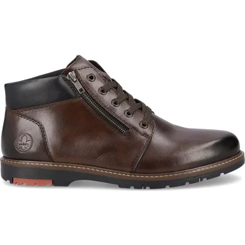 Braune Casual Stiefeletten für Herren , Herren, Größe: 44 EU - Rieker - Modalova