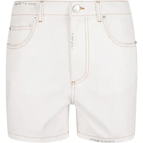 Stylische Hose,Weiße Denim Shorts - Marni - Modalova