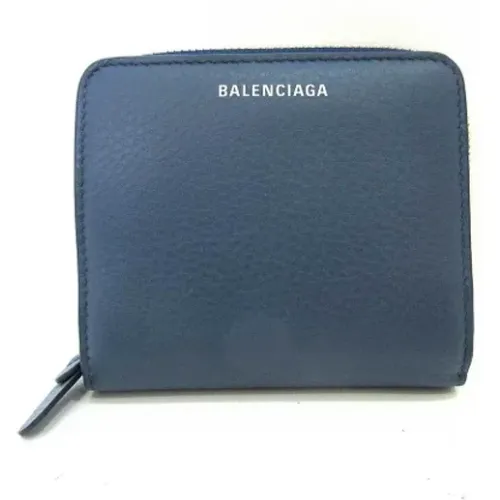 Pre-owned Leather Wallet , female, Sizes: ONE SIZE - Balenciaga Vintage - Modalova