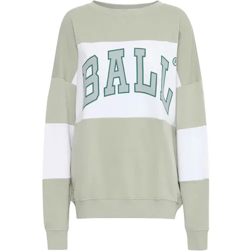 J. Robinson Sweatshirt in Mos , female, Sizes: XL, L, XS - Ball - Modalova