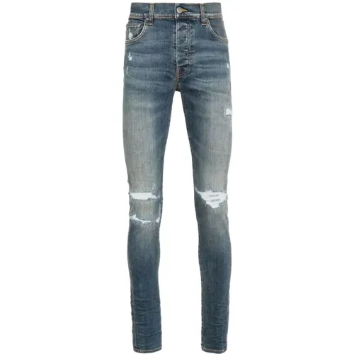 Fractured Skinny Denim Jeans , Herren, Größe: W31 - Amiri - Modalova