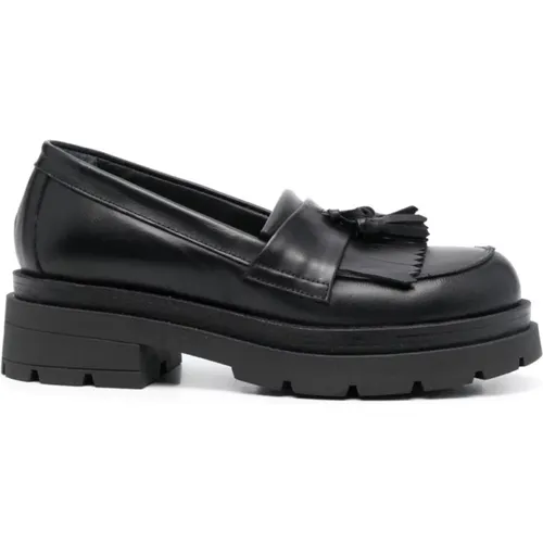 Leather Tassel Loafers , female, Sizes: 3 UK - P.a.r.o.s.h. - Modalova