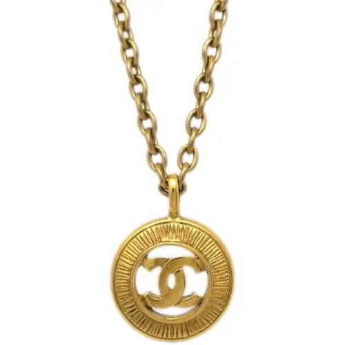 Pre-owned Metal necklaces , female, Sizes: ONE SIZE - Chanel Vintage - Modalova