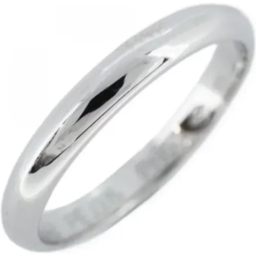 Pre-owned Platinum rings , female, Sizes: ONE SIZE - Cartier Vintage - Modalova