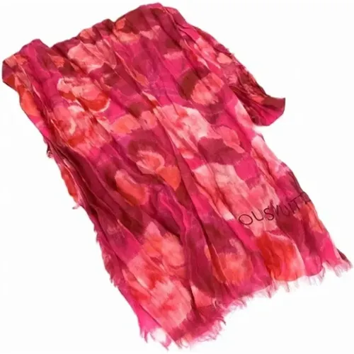 Pre-owned Silk scarves , female, Sizes: ONE SIZE - Louis Vuitton Vintage - Modalova