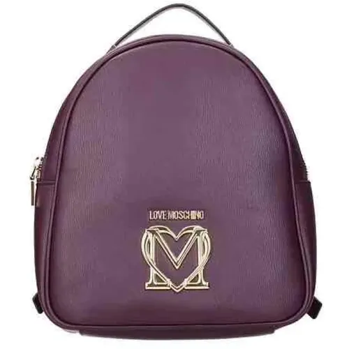 Leather Shoulder Bag , female, Sizes: ONE SIZE - Love Moschino - Modalova