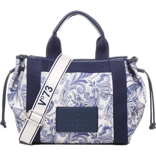 Stylish Anemone Blue Shoulder Bag , female, Sizes: ONE SIZE - V73 - Modalova