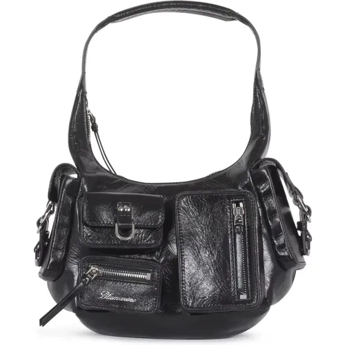 Leather Bag , female, Sizes: ONE SIZE - Blumarine - Modalova