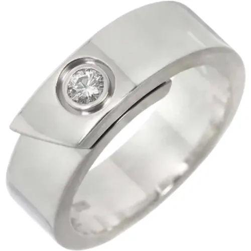 Pre-owned White Gold rings , female, Sizes: ONE SIZE - Cartier Vintage - Modalova