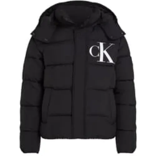 Kapuzenlogojacke Herren , Herren, Größe: 2XL - Calvin Klein Jeans - Modalova