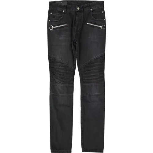 Slim Denim Jeans for Men , male, Sizes: W32 - Balmain - Modalova