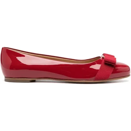 Ferragamo Flat shoes , female, Sizes: 1 1/2 UK - Salvatore Ferragamo - Modalova