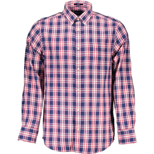 Long Sleeve Button Down Shirt Blue , male, Sizes: S - Gant - Modalova