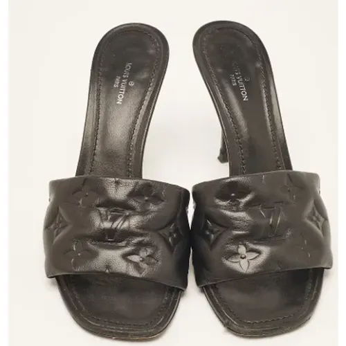 Pre-owned Leather sandals , female, Sizes: 5 UK - Louis Vuitton Vintage - Modalova