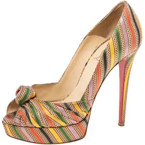 Pre-owned Canvas heels - Christian Louboutin Pre-owned - Modalova