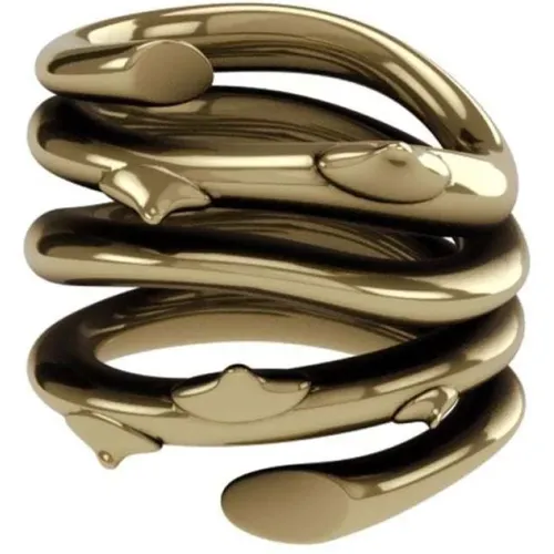 Mehrfacher Spiralring mit Goldstacheln - John Richmond - Modalova