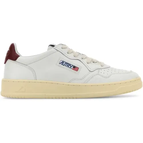 Weiße Leder Medalist Sneakers - Autry - Modalova