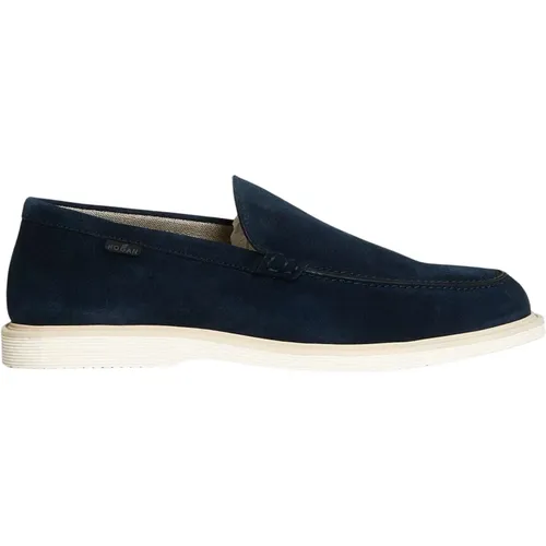 Classic Suede Loafers , male, Sizes: 7 UK, 7 1/2 UK, 9 1/2 UK, 10 UK, 8 UK, 6 UK, 11 UK, 6 1/2 UK, 8 1/2 UK - Hogan - Modalova