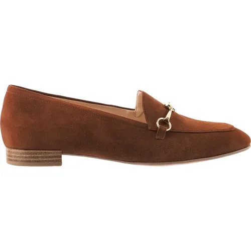 Klassische Velours-Loafers mit Femininem Detail , Damen, Größe: 39 1/2 EU - Högl - Modalova