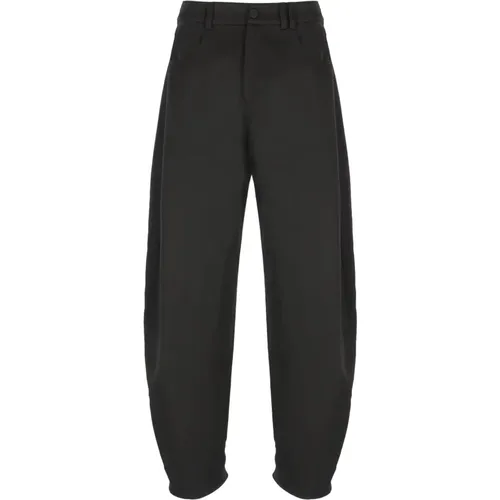 Viscose Pants with Belt Loops , female, Sizes: 2XS - pinko - Modalova