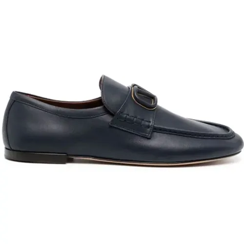 Classic Leather Loafers , male, Sizes: 10 1/2 UK, 5 UK, 9 UK, 7 UK, 6 1/2 UK, 6 UK, 8 1/2 UK, 10 UK, 8 UK, 7 1/2 UK - Valentino Garavani - Modalova