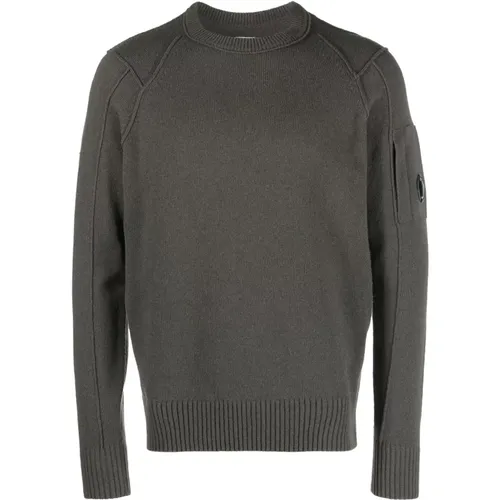 Crew neck sweater , male, Sizes: 2XL, XL, M, L - C.P. Company - Modalova