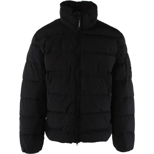 Blaue Chrome-R Jacke für Männer , Herren, Größe: M - C.P. Company - Modalova