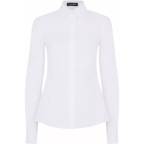 Natural Shirt for Women , female, Sizes: M - Dolce & Gabbana - Modalova