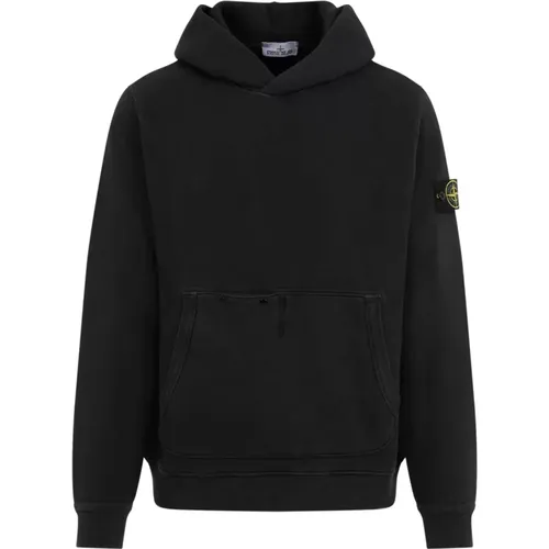 Cotton Hooded Sweatshirt Aw24 , male, Sizes: L, M - Stone Island - Modalova