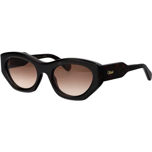 Stylische Sonnenbrille für einen trendigen Look , Damen, Größe: 53 MM - Chloé - Modalova