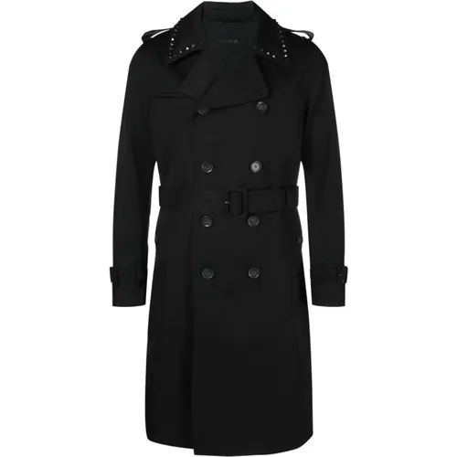 Stud Trench Coat , male, Sizes: M, L - Valentino - Modalova