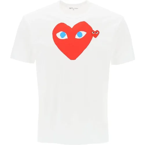 T-Shirts , Herren, Größe: XL - Comme des Garçons Play - Modalova