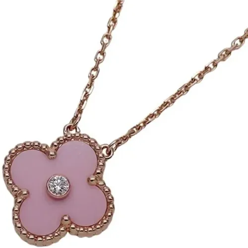 Pre-owned Rose Gold necklaces , female, Sizes: ONE SIZE - Van Cleef & Arpels Pre-owned - Modalova