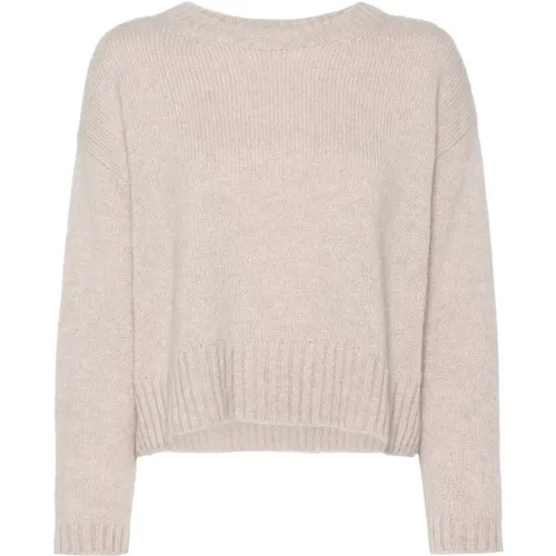 Alpaka Wollmischung Strickpullover , Damen, Größe: M - Herno - Modalova