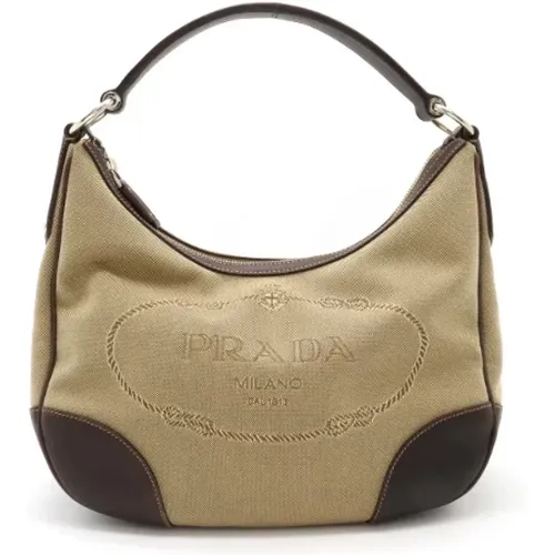 Pre-owned Canvas prada-bags , female, Sizes: ONE SIZE - Prada Vintage - Modalova