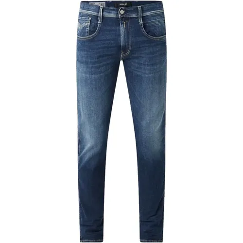 Dark Denim Jeans , male, Sizes: W32 L30, W31 L30, W32 L32, W30 L30 - Replay - Modalova