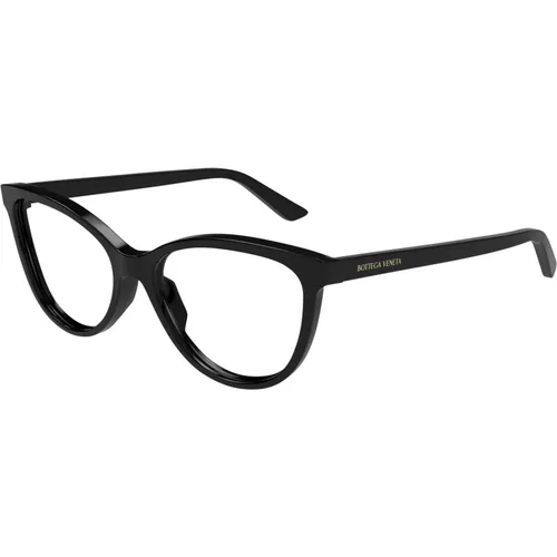 Stilvolle Brille Bv1313O Schwarz , Damen, Größe: 53 MM - Bottega Veneta - Modalova