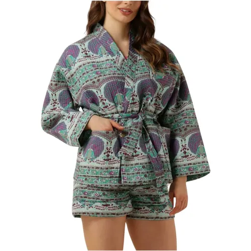 Bunte Tala Jacke für den Herbst , Damen, Größe: S - Antik batik - Modalova