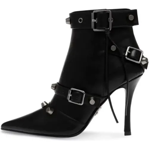 Schwarze flache Schuhe für Frauen , Damen, Größe: 37 1/2 EU - Steve Madden - Modalova