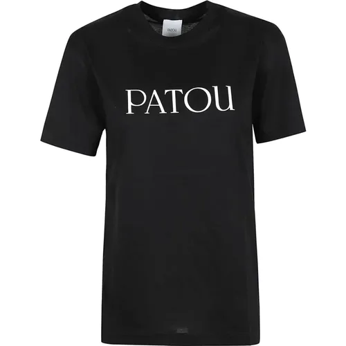 Schwarze T-Shirts & Polos für Frauen , Damen, Größe: XS - Patou - Modalova