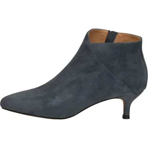 Eleganter Wildleder Ankle Bootie mit Reißverschlussdetails , Damen, Größe: 39 EU - Shoe the Bear - Modalova