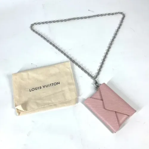 Pre-owned Leather necklaces , female, Sizes: ONE SIZE - Louis Vuitton Vintage - Modalova