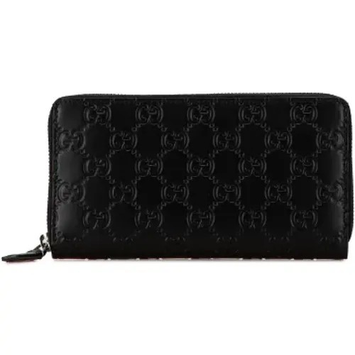 Pre-owned Leather wallets , female, Sizes: ONE SIZE - Gucci Vintage - Modalova