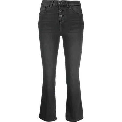 Stylish Flared Cropped Jeans , female, Sizes: W31, W30 - Liu Jo - Modalova