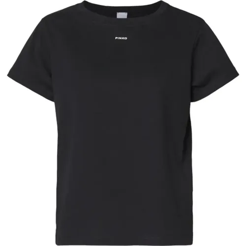 T-shirts and Polos with Slim Fit , female, Sizes: S - pinko - Modalova