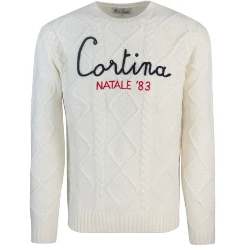 Bergen Crewneck Sweater , male, Sizes: L, XL, M - MC2 Saint Barth - Modalova