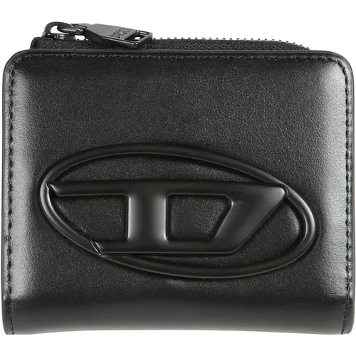 Card Holder Zip Wallet , male, Sizes: ONE SIZE - Diesel - Modalova