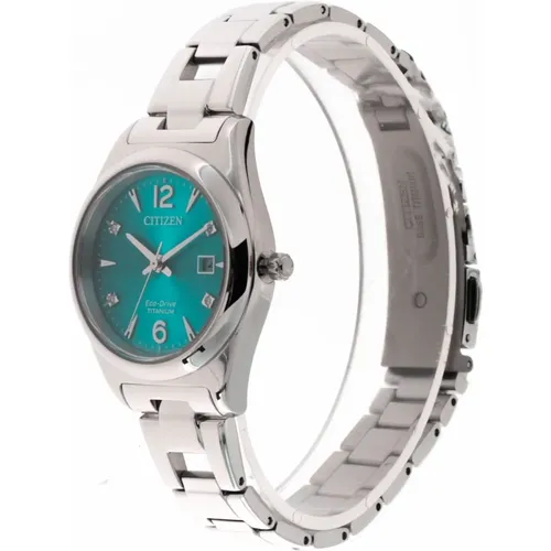 Lady SuperTitanium Turquoise Dial , female, Sizes: ONE SIZE - Citizen - Modalova